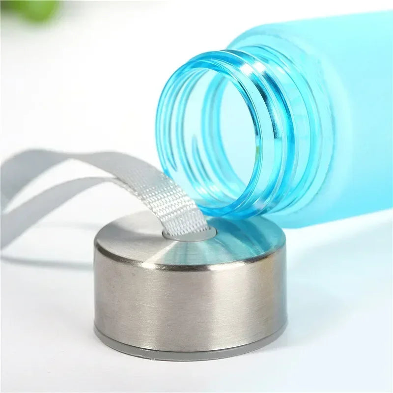 Water Bottle Drinkware Termos Frosted Stainless Steel Thermos Bottle Sport Drink Items close-up view