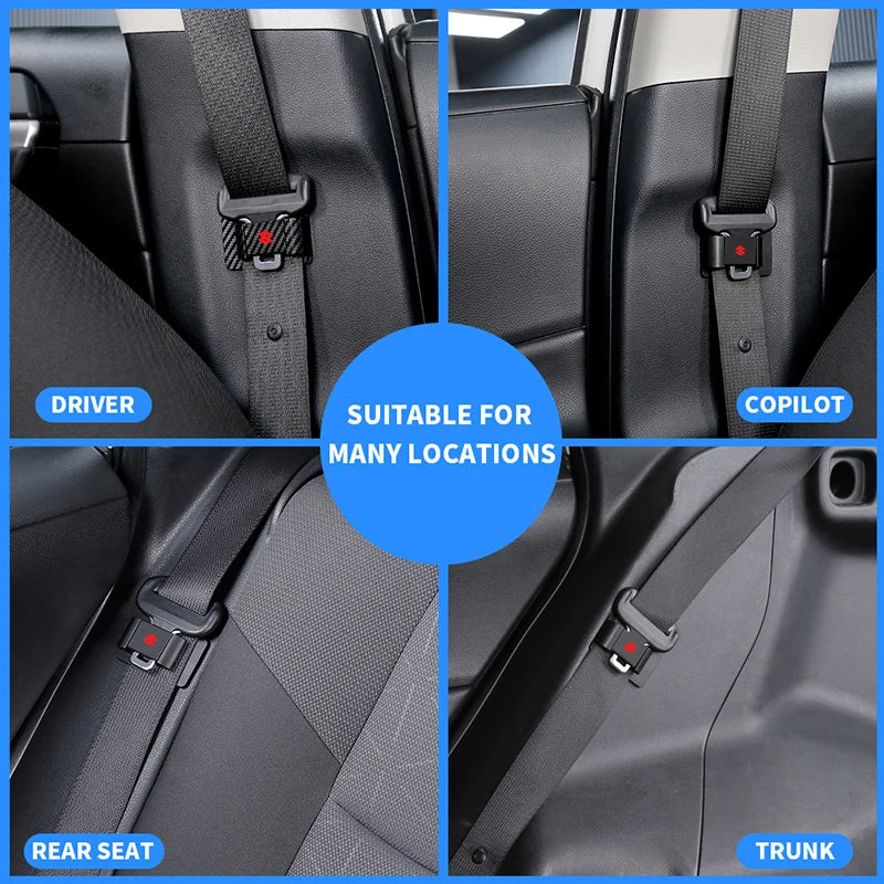 Car Seat Belt Stabilizer Clip | Anti-Rattle Seatbelt Holder for Suzuki Jimny Samura additional angle