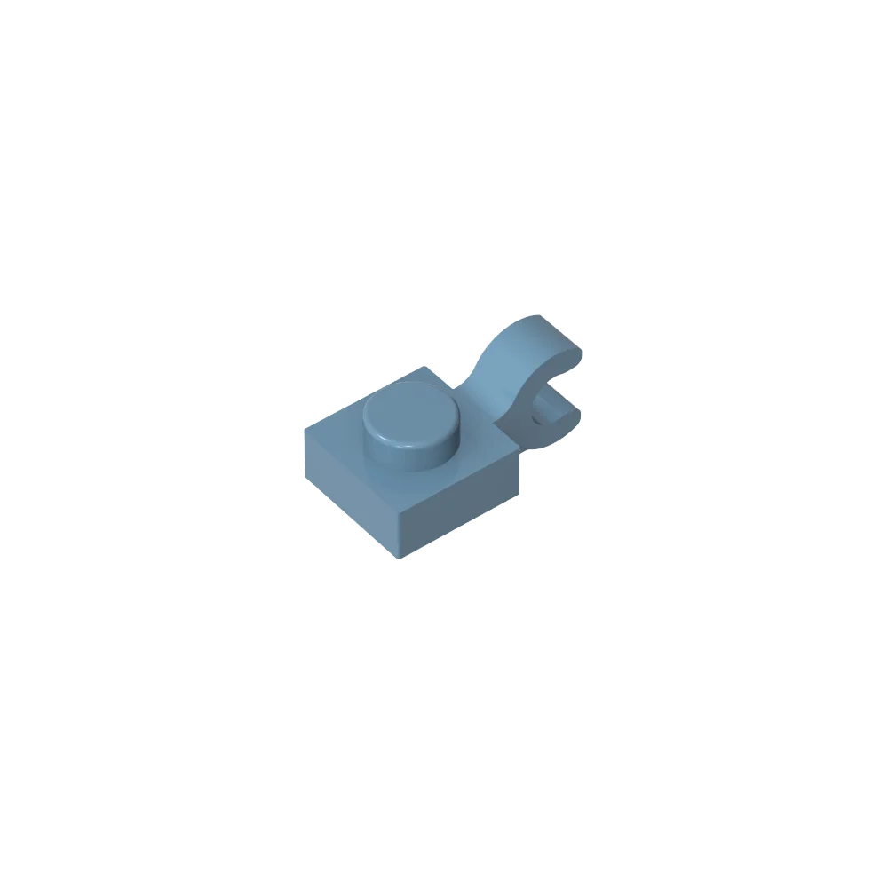 Gobricks GDS-813 1x1 Plate with Vertical Holder | Compatible with Lego 6019 and 61252 detail view