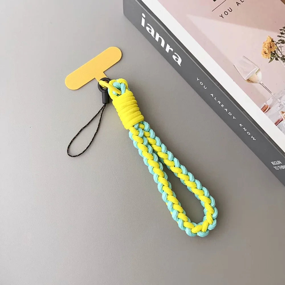 IN Korea Universal Braided Short Mobile Phone Lanyard Strap Hanging Chain Ring Cord w alternate view