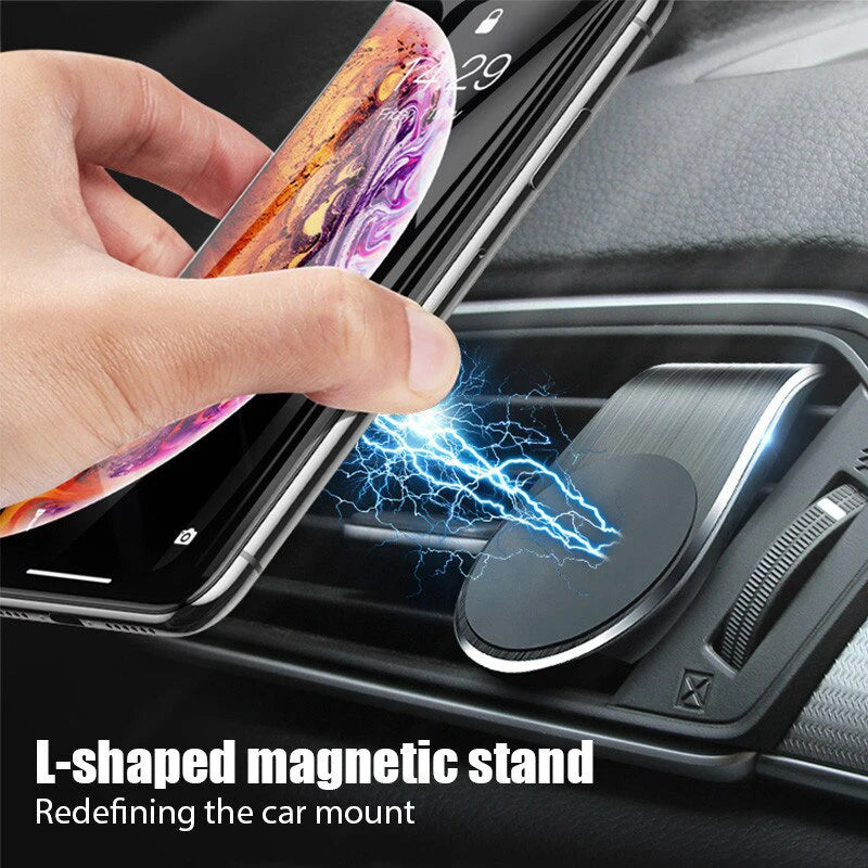 Magnetic Car Phone Holder Universal Air Vent Car Phone Mount Mobile GPS Support Mobil alternate view