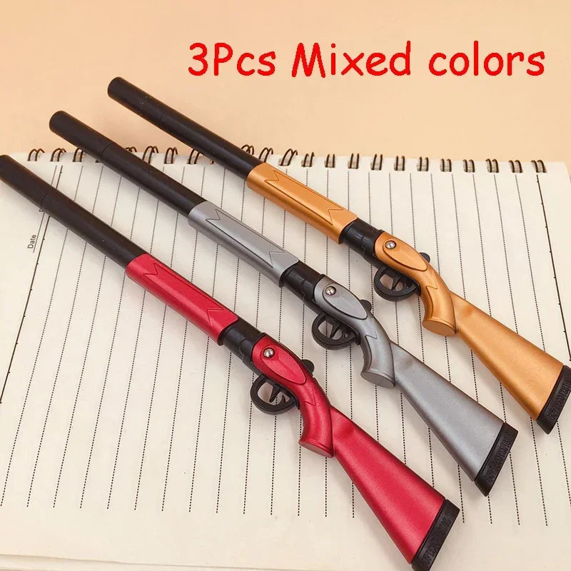 3Pcs Creative Toy Gun Gel Pens | Fun Sci-Fi Writing Set alternate view