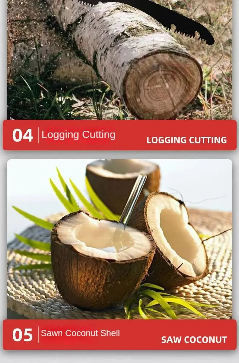 Folding Hand Saw – Portable Pruning and Woodworking Tool
