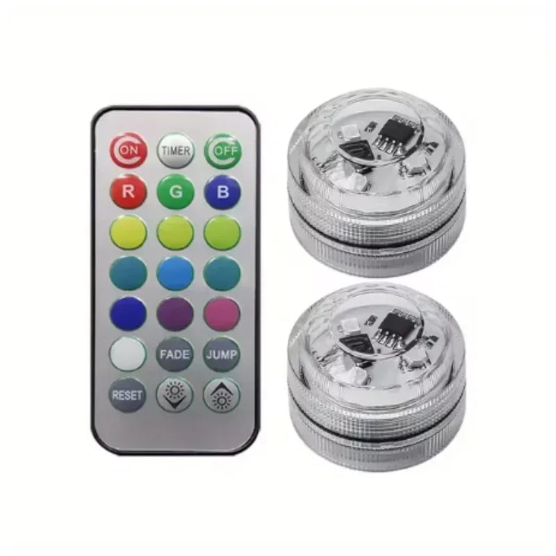 Wireless Adhesive LED Car Interior Ambient Light Remote Control Decor Auto Roof Foot alternate view