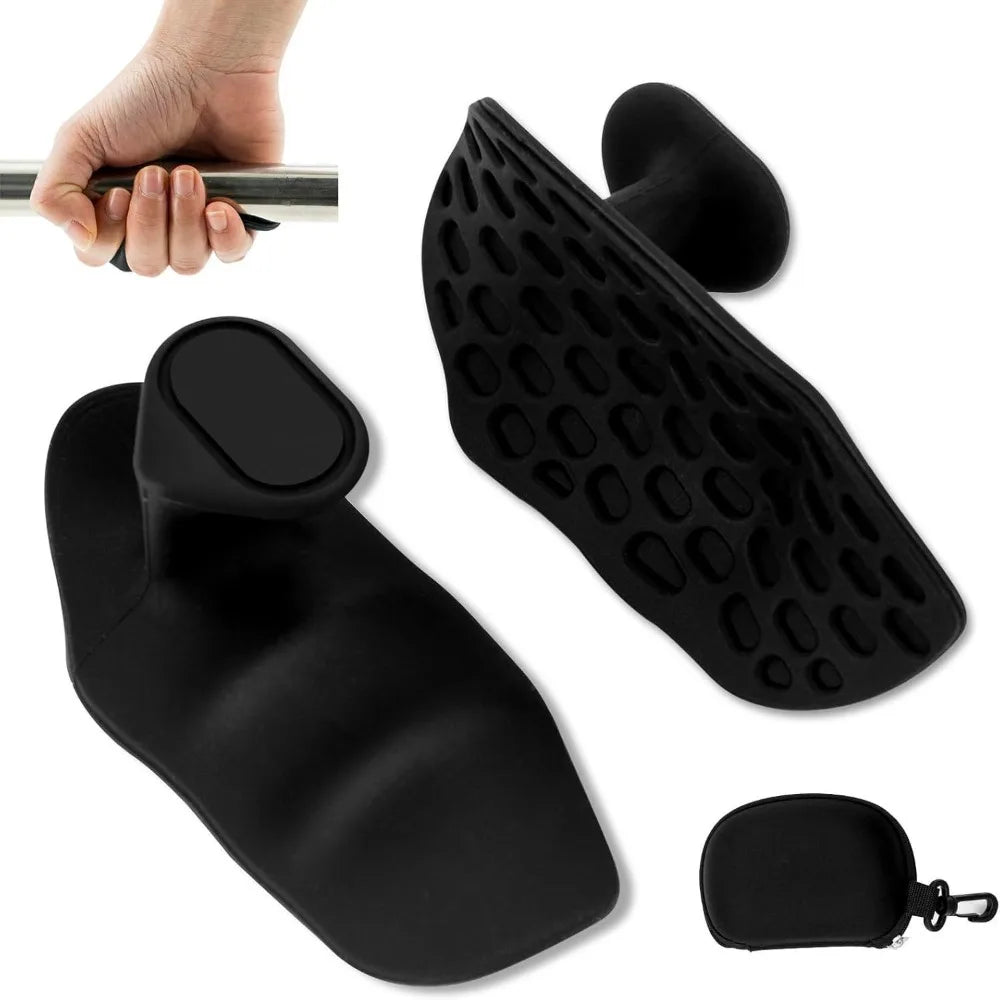 Anti Slip Grip Strengthener | Breathable Fingerless Hand Gripper for Dumbbell Lifting alternate view