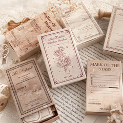 Vintage Label Stickers 30pcs | Retro Scrapbooking and Junk Journal Decor Pack alternate view