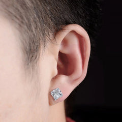 12 Pairs Stainless Steel Stud Earrings Set for Women Men | Zircon Bud Jewelry Gift Se alternate view