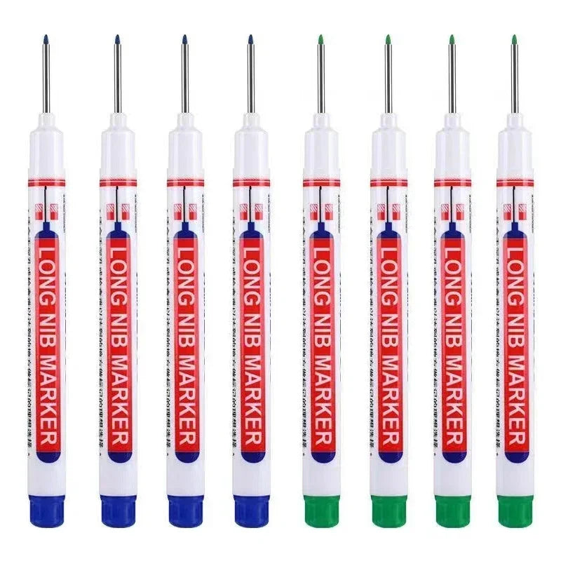 20mm Deep Hole Long Nib Markers Set | Multi-Purpose Perforating Pen for Metal, Wood additional angle