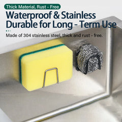 Kitchen Sink Sponge Holder Stainless Steel Sponge Holder Kitchen Sponge Holder Sink Acce detail view