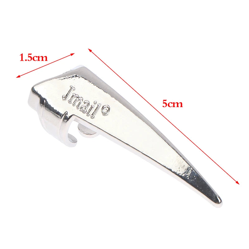 Metal Parting Finger Tip Ring Hair Sectioning Comb Hair Braiding Weaving Curling Ha additional angle