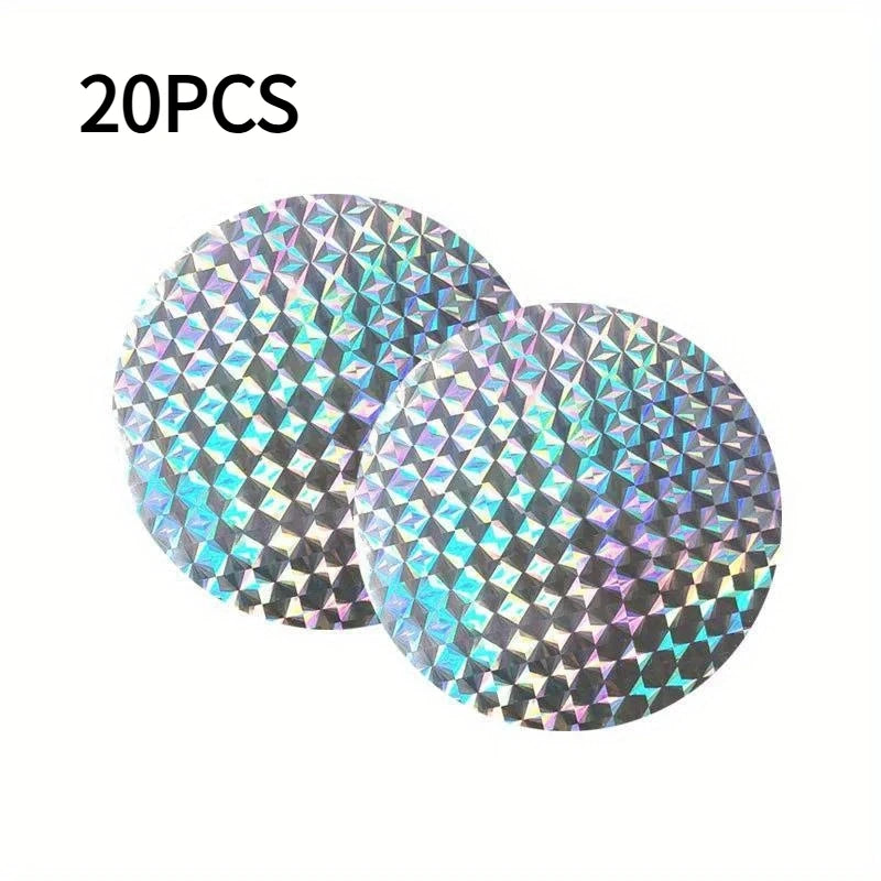 20 Pcs Reflective Bird Repellent Sticky Tape | Effective Pigeon Scare Tool for Garden alternate view