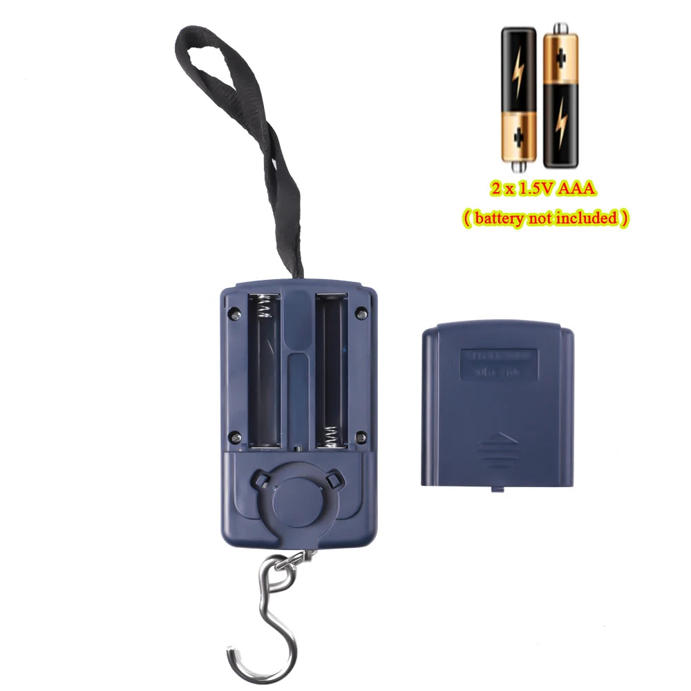 Portable Digital Hanging Scale | 0.01kg to 40kg LCD Luggage Weighing Scale additional angle