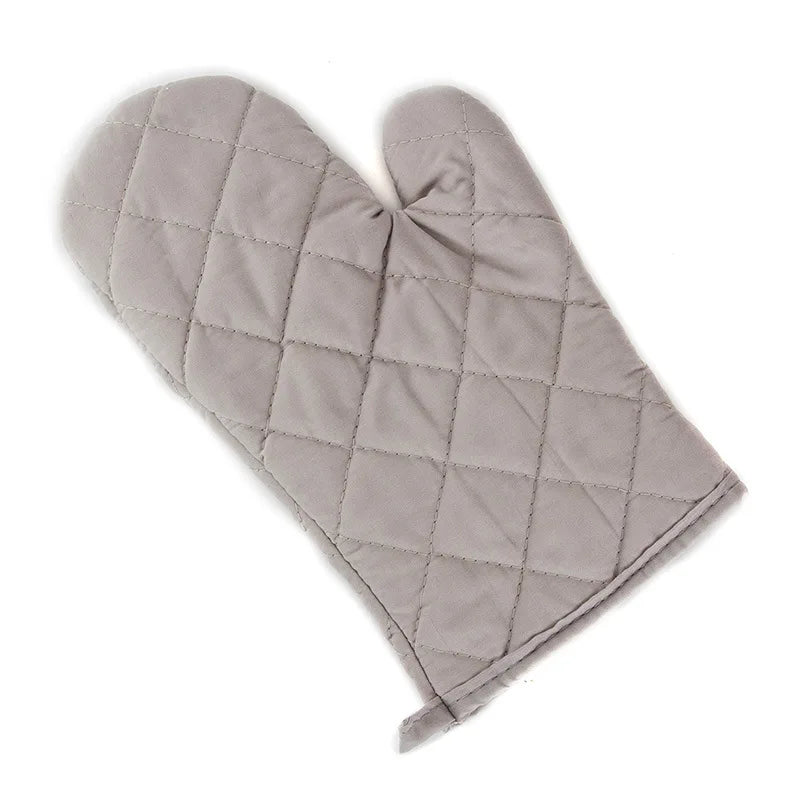 Non Slip Heat Proof Oven Glove | Polyester Cotton Microwave Protector for Baking and alternate view