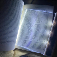 Flat Panel LED Book Light | Eye-Caring Portable Reading Lamp for Bed Travel detail view