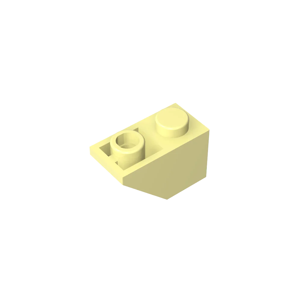 Gobricks GDS-597 Slope, Inverted 45 2x1 | Compatible Building Block for DIY detail view