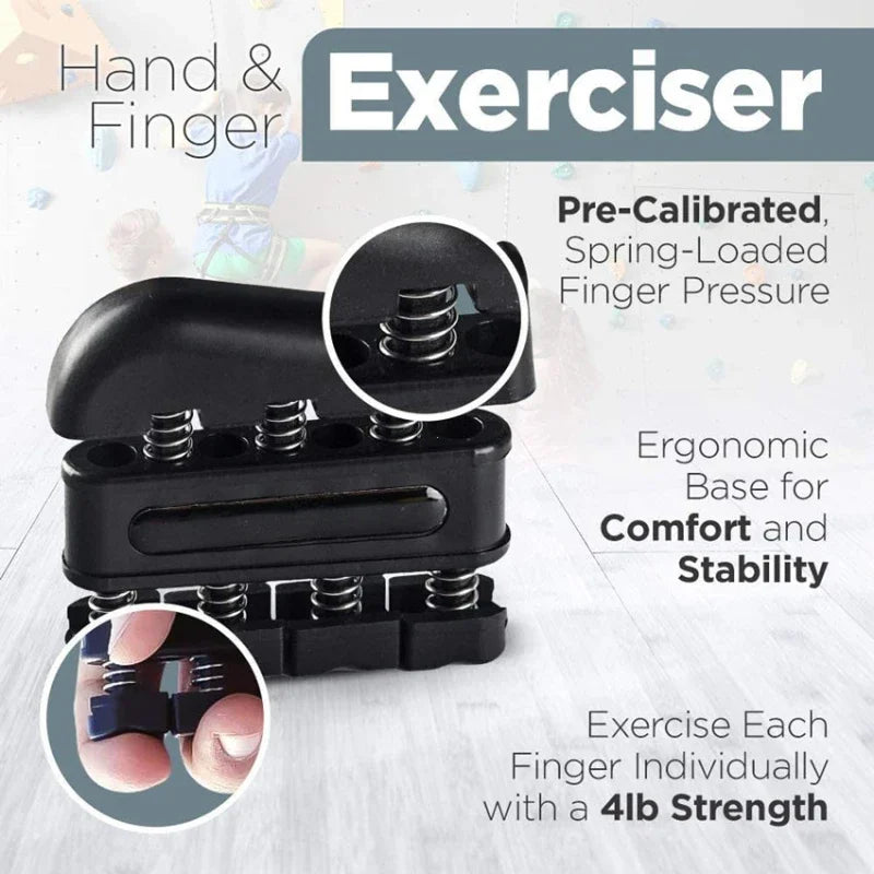 Finger Strengthener Exerciser | Hand Grip Tool for Musicians and Climbers lifestyle view