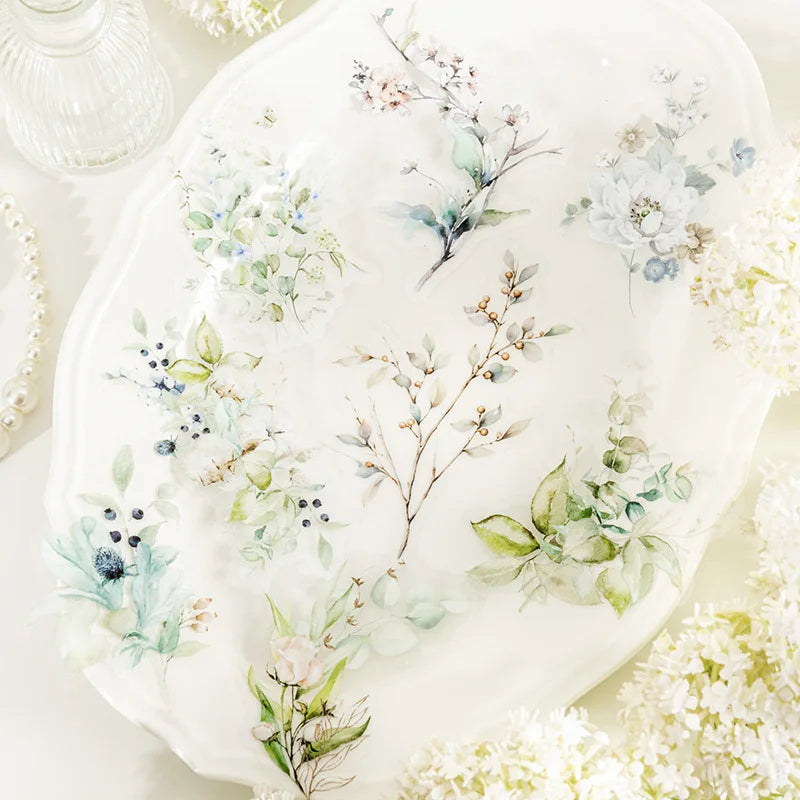 Plant Themed Sticker Pack | 20PCS DIY Decorative Scrapbook Stickers detail view