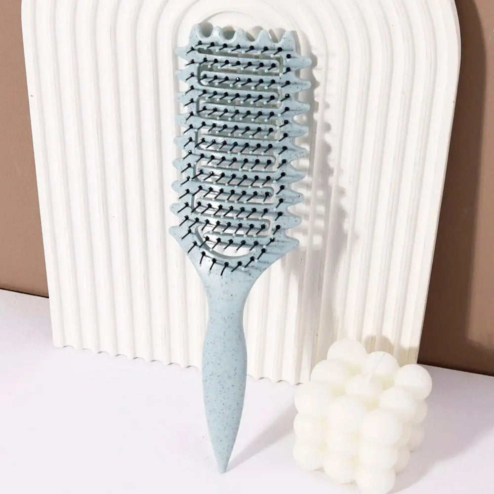 Curling Styling Brush - Hollow Massage Comb, Nylon Mane, ABS Plastic Handle, Comforta lifestyle view