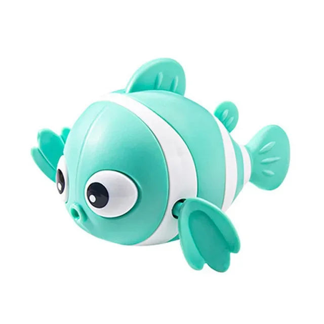 Hot sellingBaby Bath Toys Cute Swimming Fish Cartoon Animal Floating Wind Up Toys Water detail view