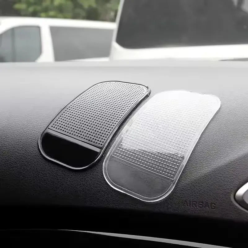 2PCS Car Dashboard Anti-slip Mat Cell Phone Anti-slip Silicone Mat Universal Car Sticky Pad Car Gadgets Interior Accessories