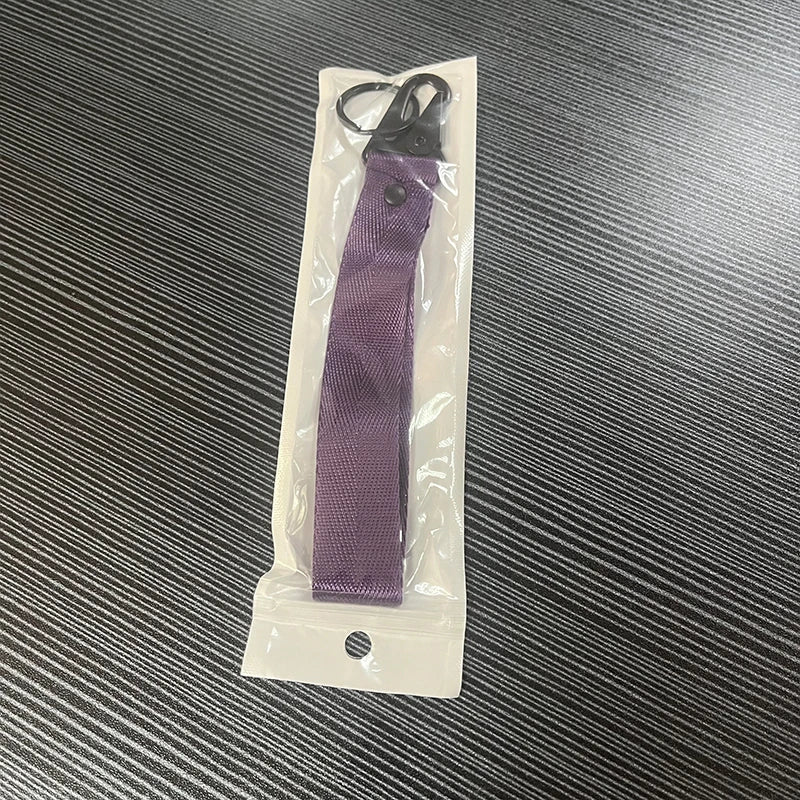 Car Wrist Cord Key Chain | Motor Racing Webbing Wristlet detail view