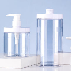 100-800ml Wide Mouth Refillable Pump Dispenser Bottles For Travel Bathroom Soap Shampoo Shower Gel L
