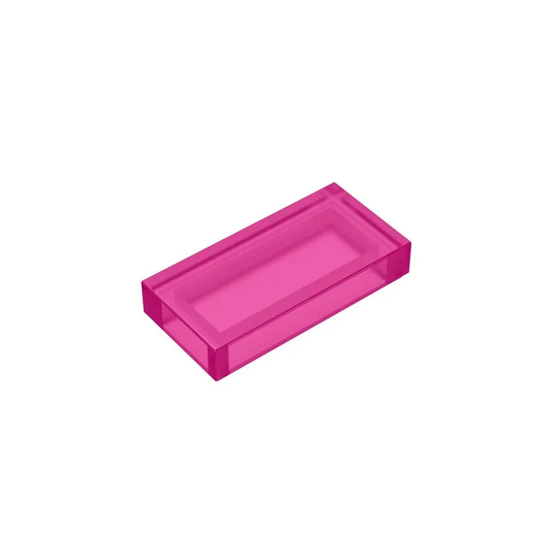 Gobricks GDS-566 Tile 1 x 2 with Groove | Compatible Building Block additional angle