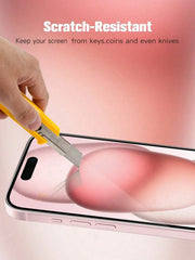 3PCS HD Clear Tempered Glass Screen Protector for iPhone 17 16 15 14 13 12 11 Pro Max XS XR 9H Anti-Scratch Full Coverage