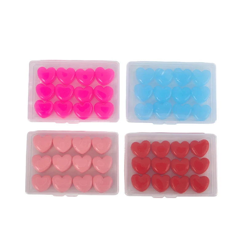 12 Pcs Silicone Ear Plugs Reusable Noise Reduction | Sleeping Protection lifestyle view