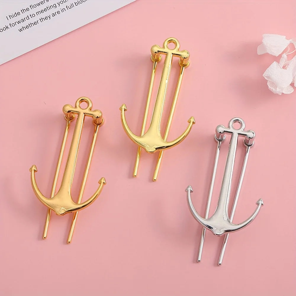 1 Piece Stylish Anchor Metal Bookmark - Durable Reader Page Holder, Perfect Gift or O alternate view