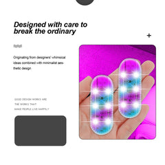 LED Car Mini Touch Light USB Charging Portable Auto Roof Ceiling Reading Night Lamp Wi close-up view