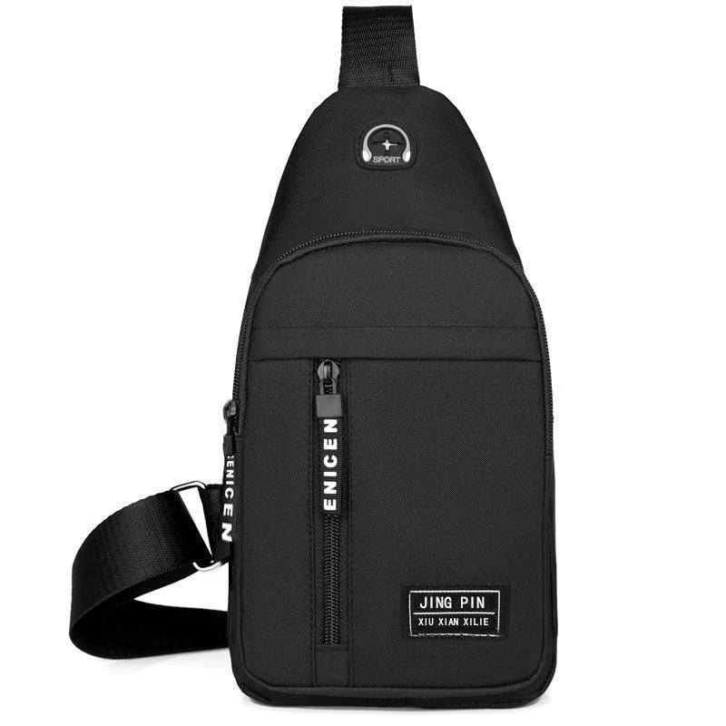 Men's Travel Sling Bag | Multifunctional Crossbody Chest Pack detail view
