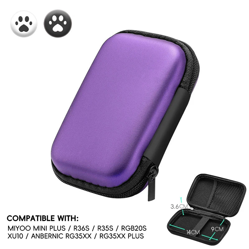 Data Frog Portable Handheld Console Carrying Case | Retro Gaming Travel Bag detail view