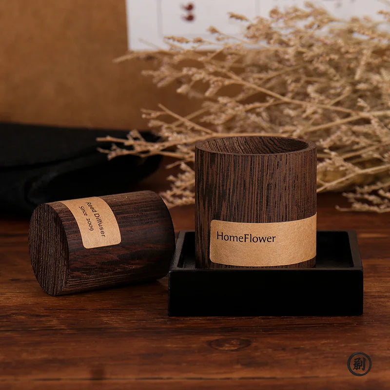 Black Walnut Aroma Diffuser | Ultrasonic Essential Oil Diffuser for Sleep and Relaxati close-up view