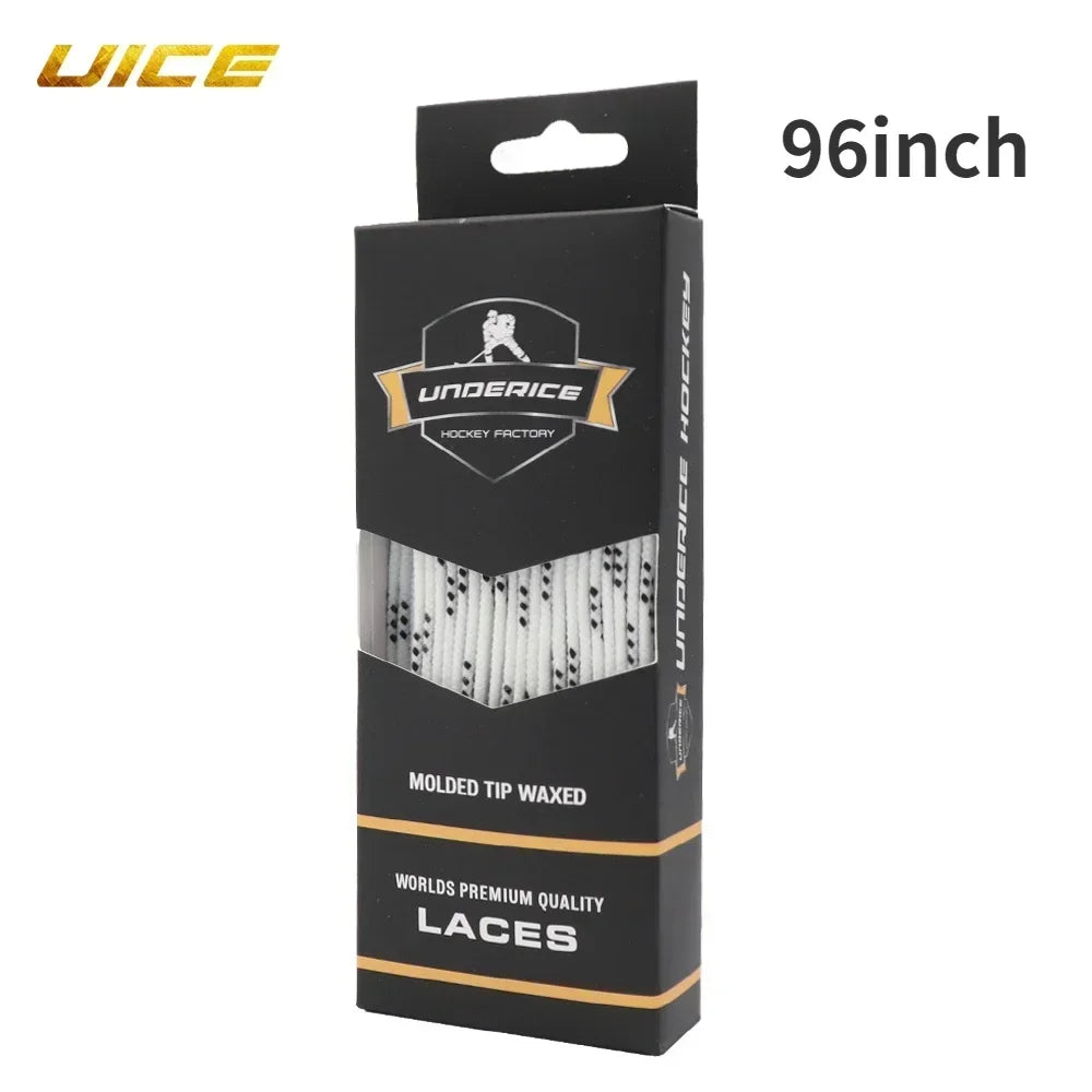 UICE Ice Hockey Shoelaces Box-Packed Ice Hockey Skate Laces 84/96/108/120in Dual Layer B detail view
