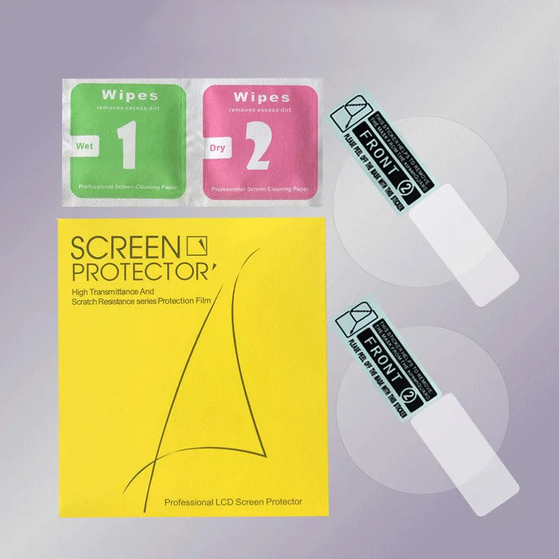 2PCS Smart Watch Screen Protector 24mm to 43mm Soft TPU Hydrogel Film Anti-Scratch Screen Film Guard Cover