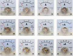 DC Analog Ammeter 91C4 | Mechanical Pointer Panel Meter
