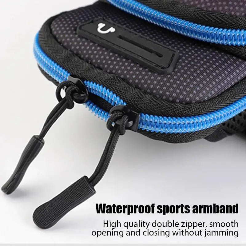 Outdoor Waterproof Fitness Running Sport Arm Cellphone Holder lifestyle view