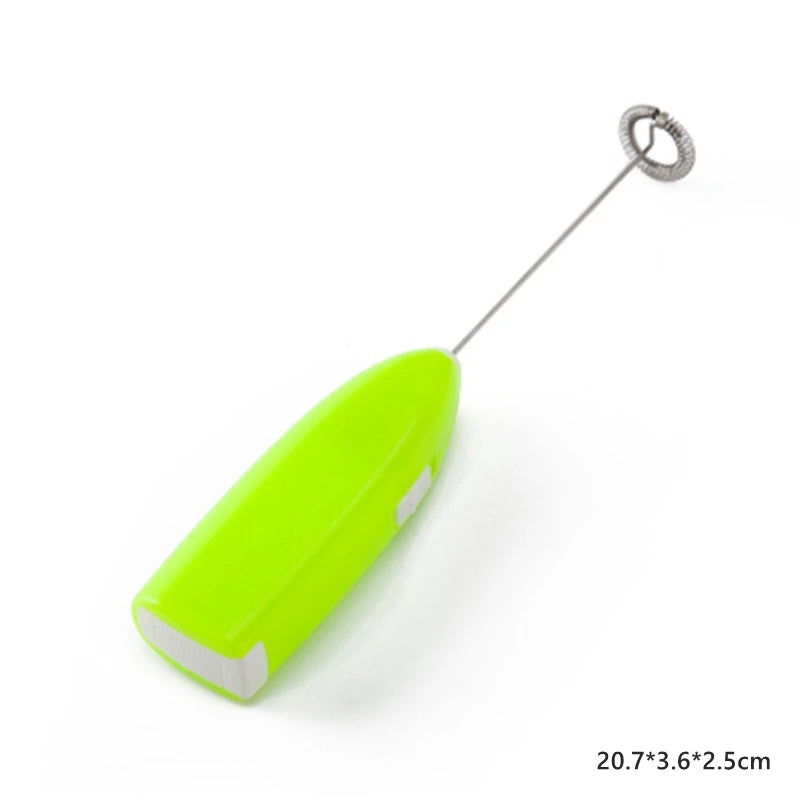Portable Milk Frother Handheld Mixer | Electric Coffee Foamer Whisk detail view