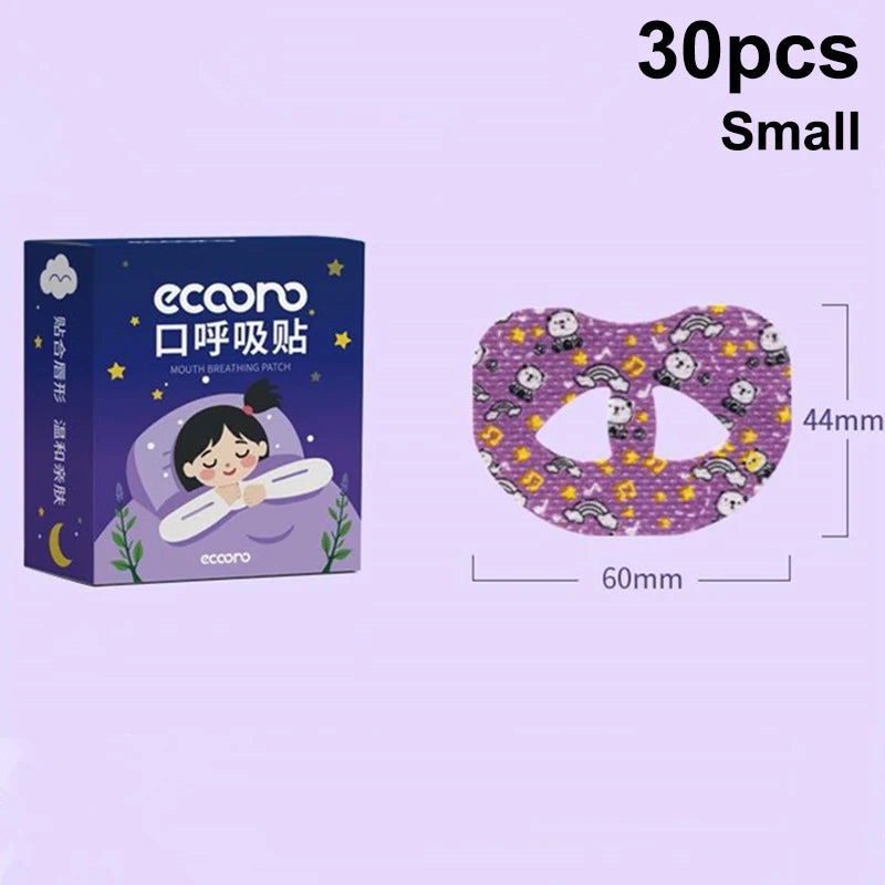 30 PCS Cartoon Anti-Snoring Nose Patch | Sleep Aid Mouth Closure Tape detail view