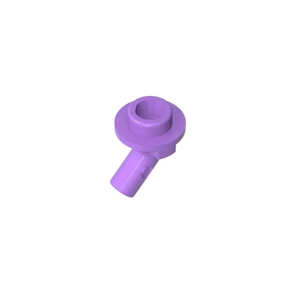 Gobricks GDS-2192 Bar, Angled with Stud on End | Compatible with Lego 65578 Technical lifestyle view
