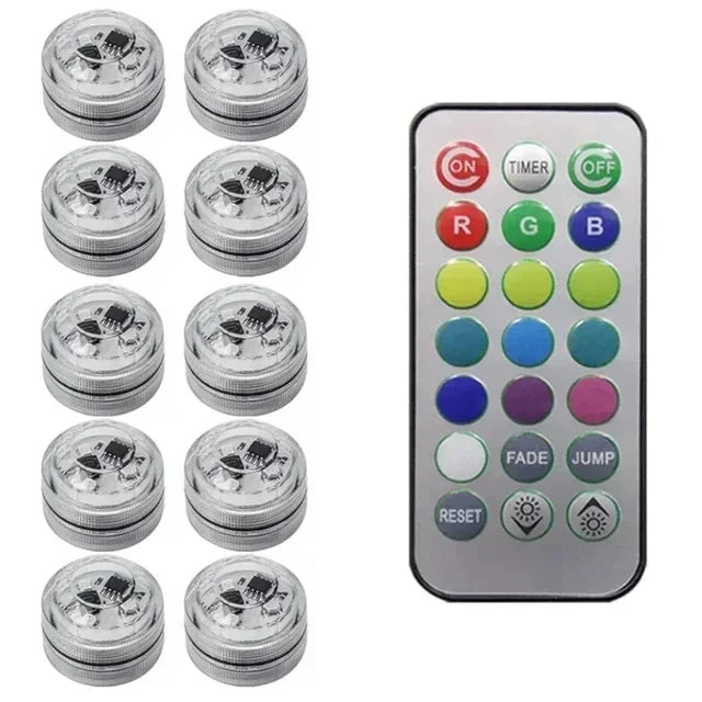 Wireless Adhesive LED Car Interior Ambient Light Remote Control Decor Auto Roof Foot lifestyle view