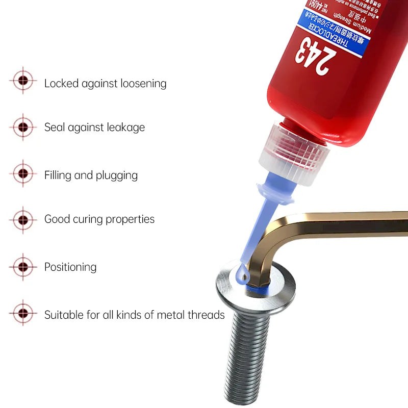 50ml Threadlocker Anaerobic Glue | Anti-Loose Screw Fastening Sealant lifestyle view