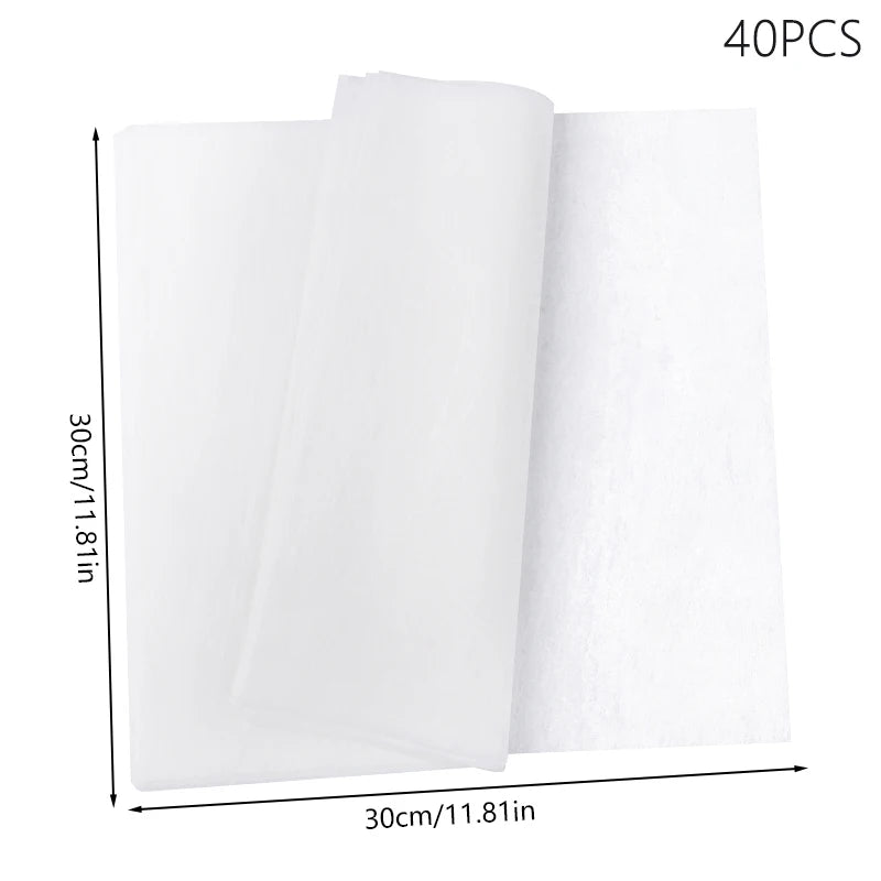 40Pcs 30*30CM Tissue Paper Flower Gift Wrapping Craft Paper Scrapbooking Paper Wedding close-up view