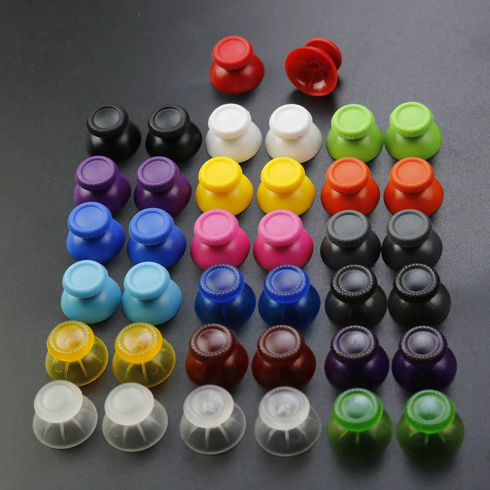 JCD 2pcs 3D Analog Joystick Stick For PS5 Controller Analogue Thumbsticks Caps Mushroo close-up view