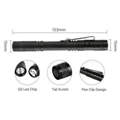 Mini LED Flashlight 50000LM Ultra Bright | Portable Penlight Torch for Camping and Wor close-up view