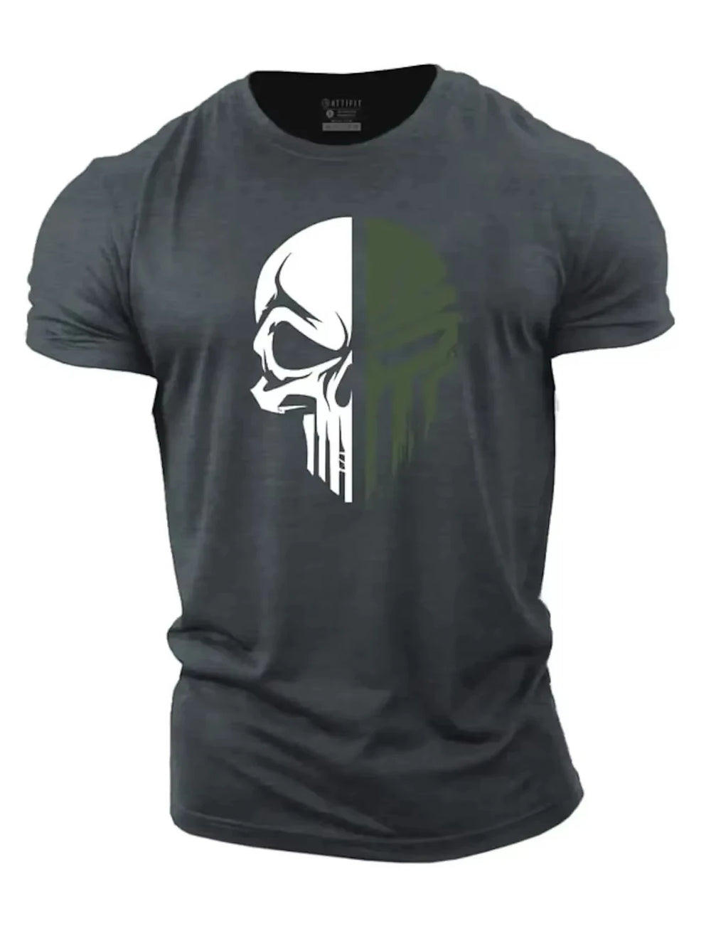 Retro American Flag T-Shirt | Casual Short Sleeve Pullover for Men alternate view