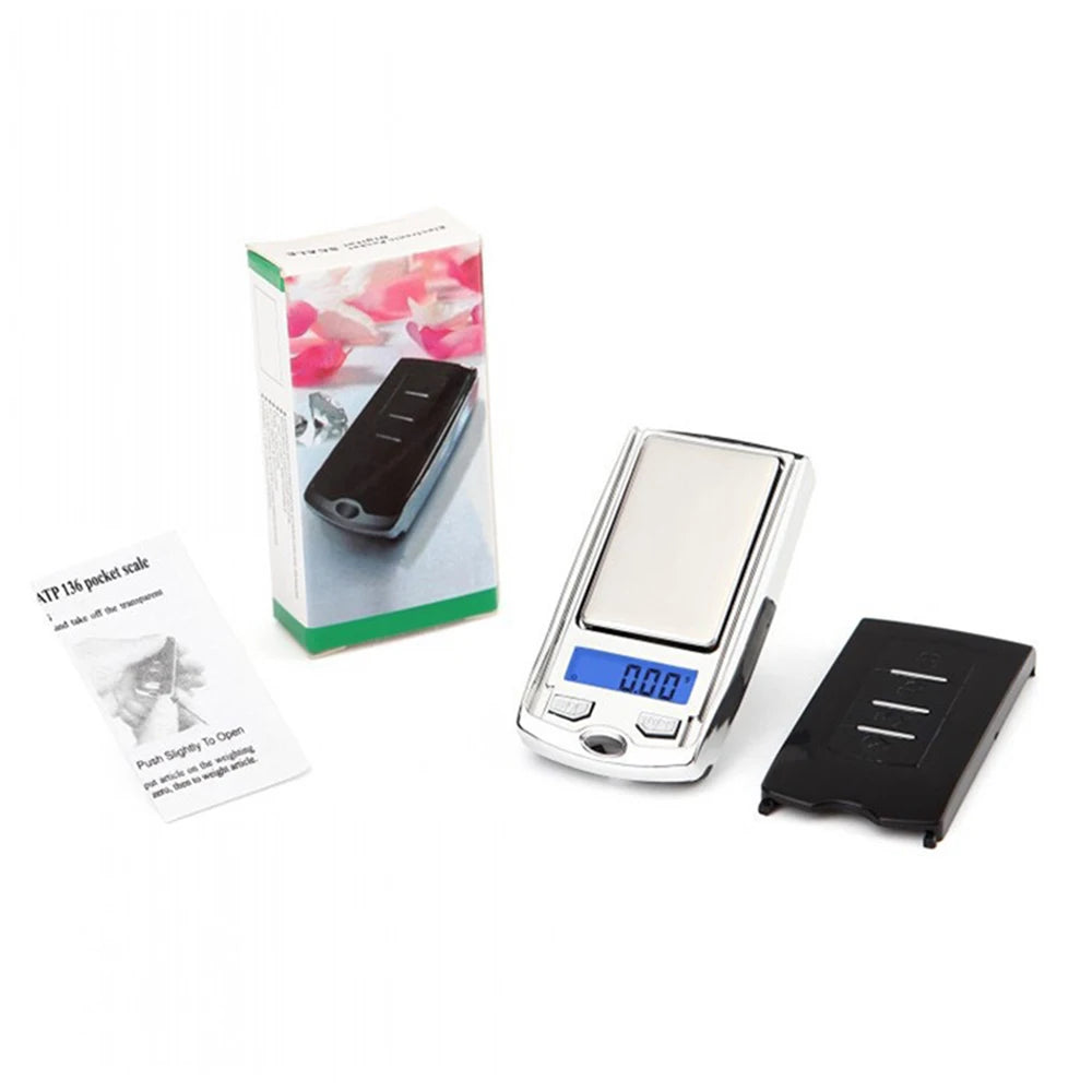 200g x 0.01g Mini Digital Pocket Scale | Precision Jewelry and Kitchen Scale additional angle