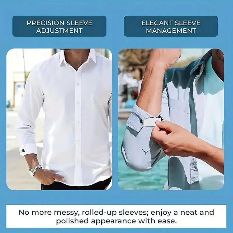 1pair Collar Extension Buckles Multi-functional Button Adjustable For Shirt Suit Tie lifestyle view