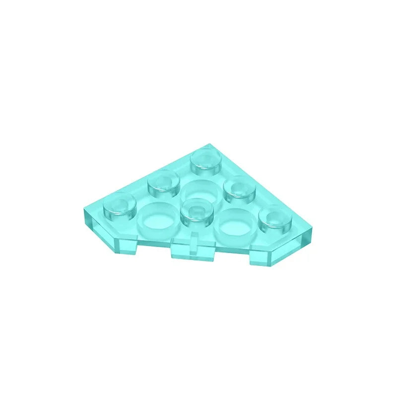Gobricks GDS-556 Wedge Plate 3 x 3 Cut Corner | Compatible Building Block for DIY lifestyle view